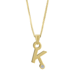 Gardenia Chain Pendant with Diamond