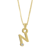 Gardenia Chain Pendant with Diamond