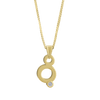 Gardenia Chain Pendant with Diamond