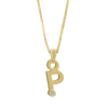 Gardenia Chain Pendant with Diamond