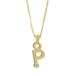 Gardenia Chain Pendant with Diamond