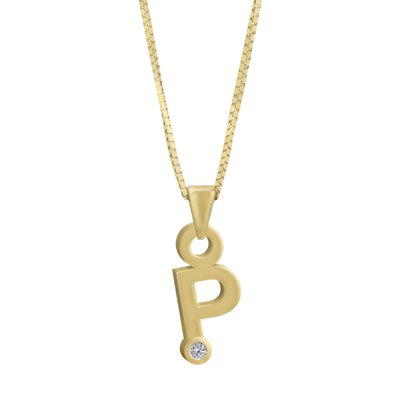 Gardenia Chain Pendant with Diamond