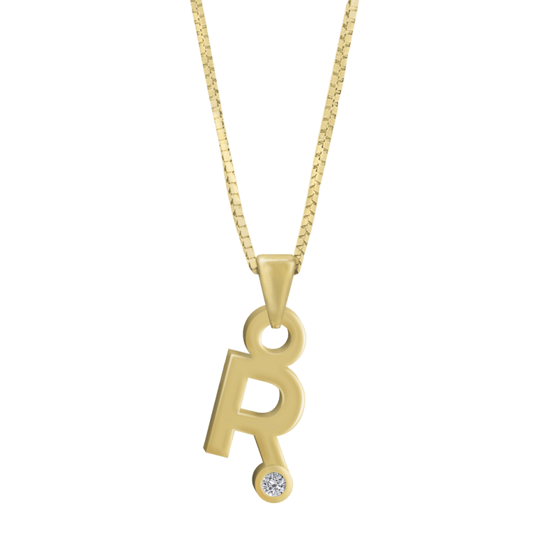 Gardenia Chain Pendant with Diamond