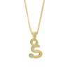 Gardenia Chain Pendant with Diamond