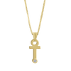 Gardenia Chain Pendant with Diamond