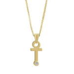 Gardenia Chain Pendant with Diamond