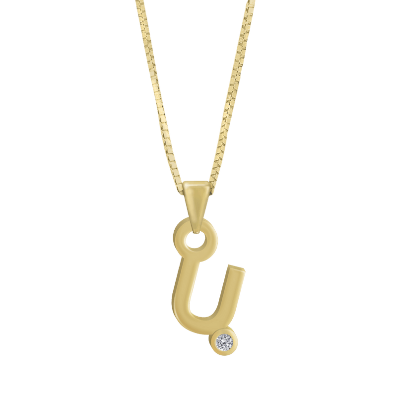 Gardenia Chain Pendant with Diamond