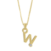 Gardenia Chain Pendant with Diamond