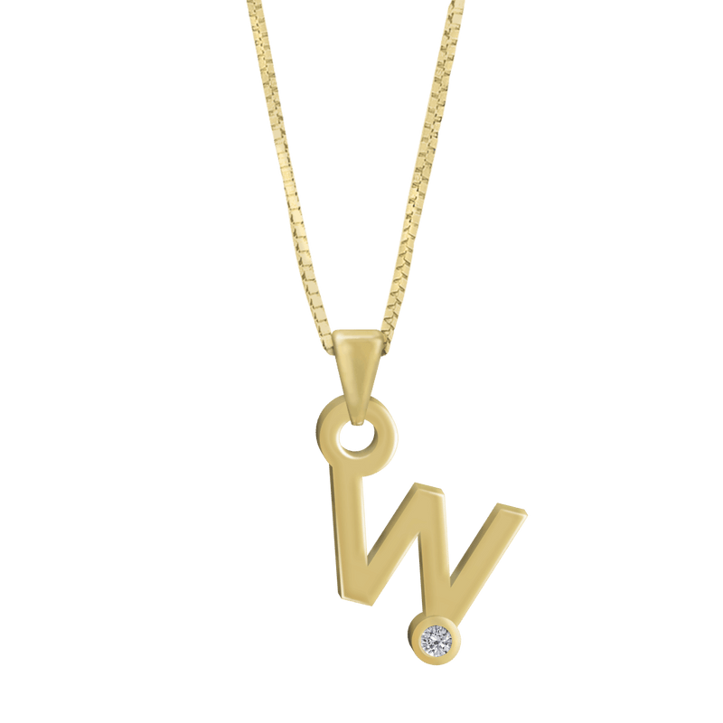 Gardenia Chain Pendant with Diamond