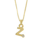 Gardenia Chain Pendant with Diamond