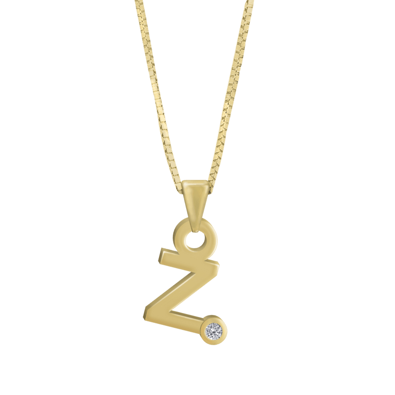 Gardenia Chain Pendant with Diamond