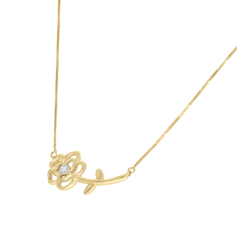 Pendant with Pink chain with Diamond