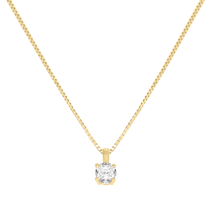 Pendant with chain Marissa Natural diamond 50 points