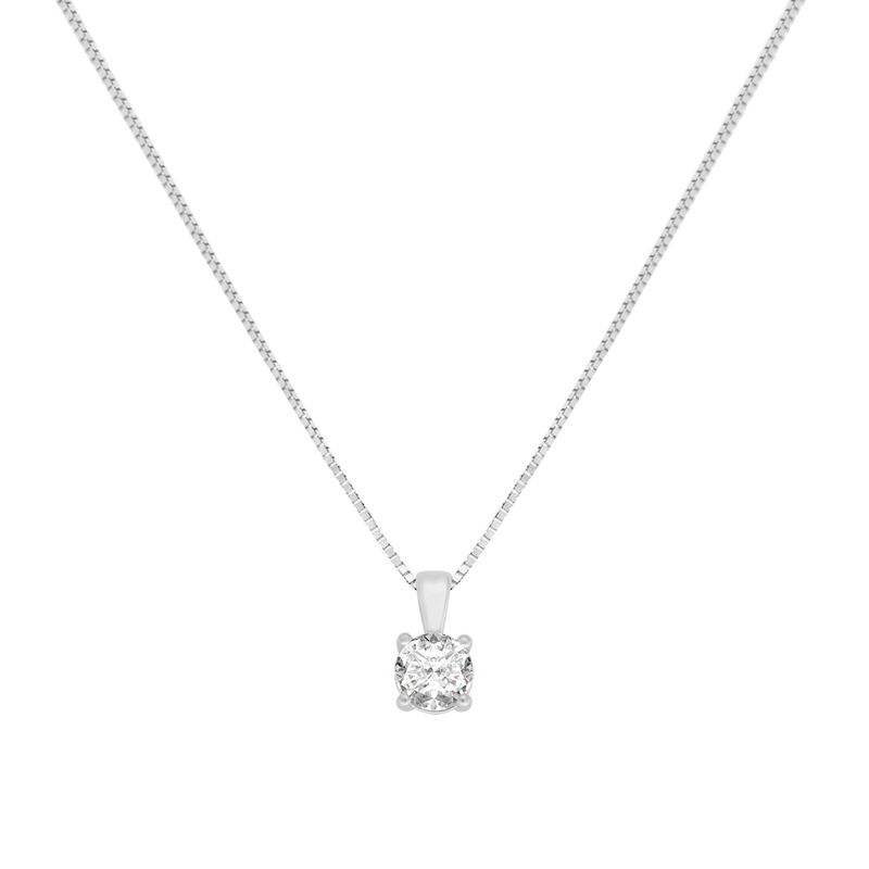 Pendant with chain Marissa Natural diamond 20 points