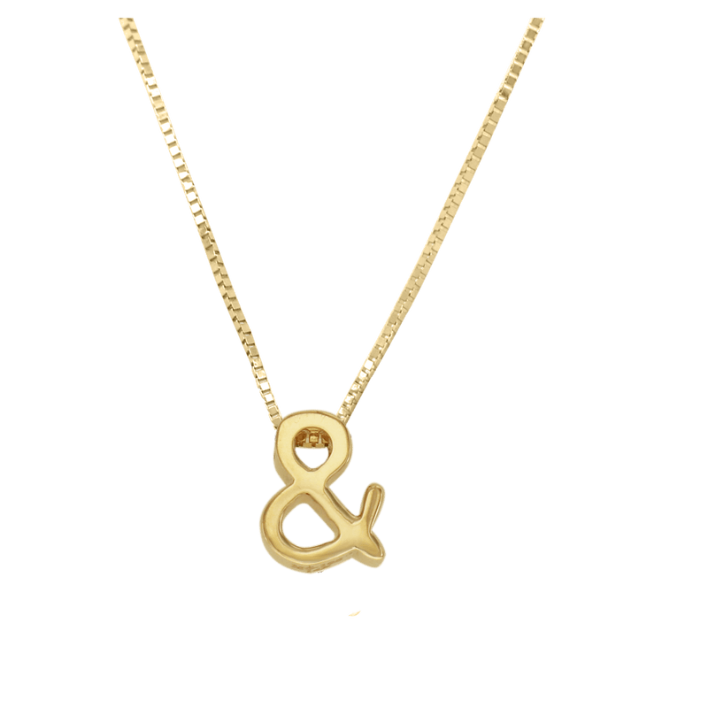 Dije con cadena Ampersand