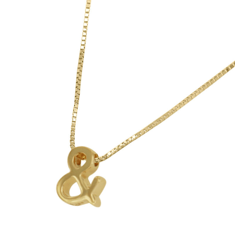 Ampersand Chain Pendant