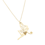 Fleeting Fairy pendant with chain