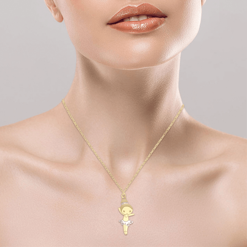 Dije con cadena Lia