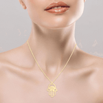 Dije con cadena Humsa