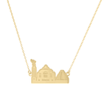 Pendant with chain Landscape Mexico