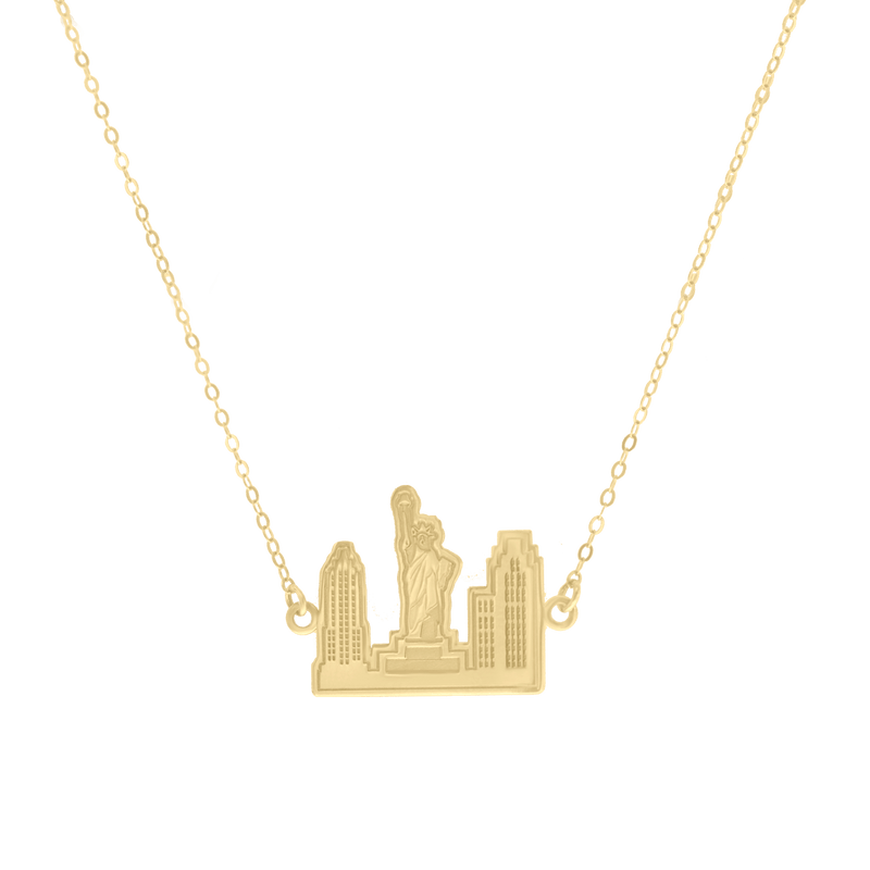 New York chain pendant