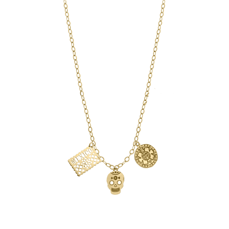 Pendant with chain "Mexico Lindo"