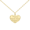 I said with chain engraved mom