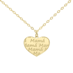 I said with chain engraved mom