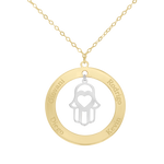 Dije con cadena Mano de Fátima