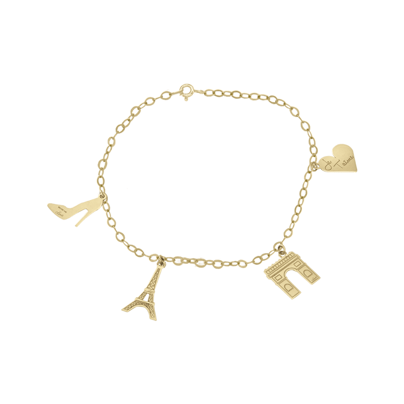 Pulsera charms París - KLAMORE