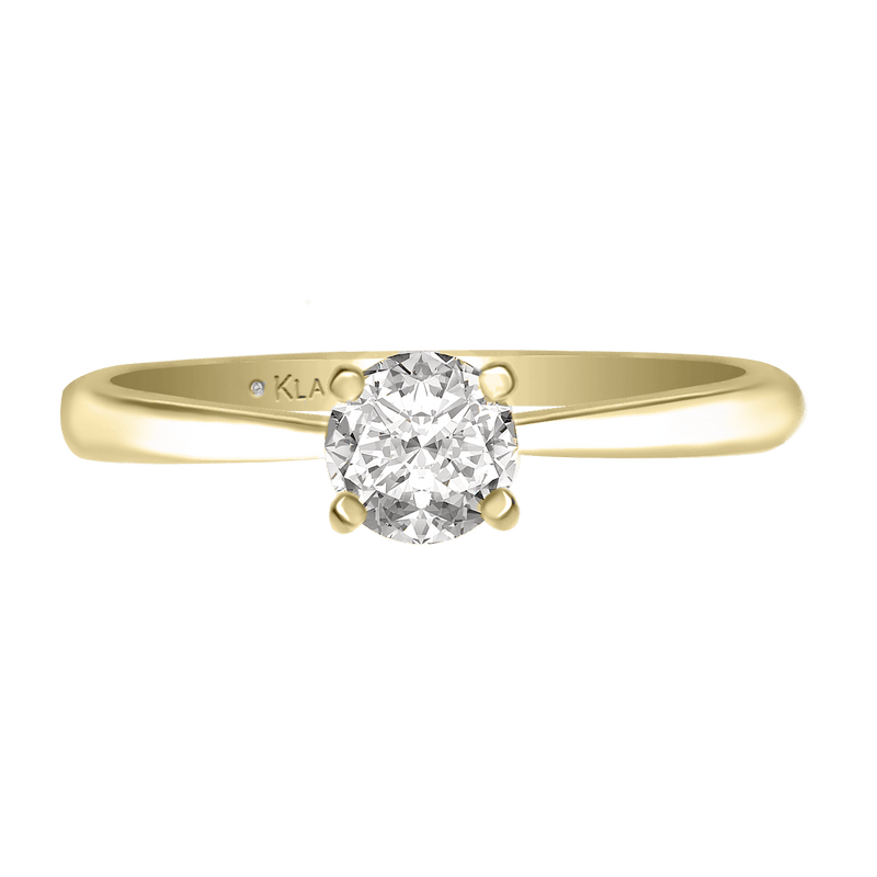 Solitario de oro 14k klamore diamante hotsell
